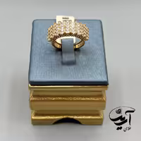 انگشتر نامزدی طلا نگین دار کد AN580