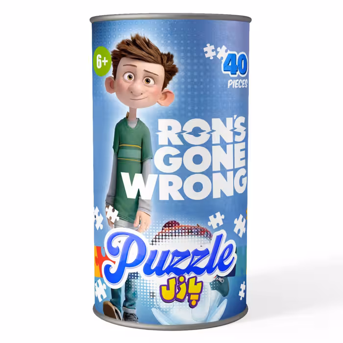 پازل 40 تکه کارتون ران اشتباه رفته است
