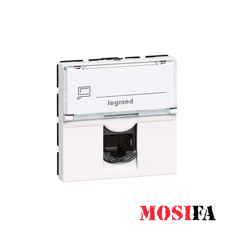 کیستون شبکه لگراند CAT6 SFTP دو ماژول پهن