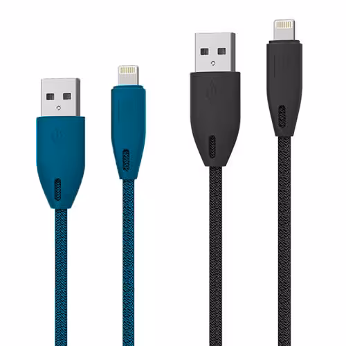 کابل شارژ لایتنینگ پاورولوژی پک 2 تایی مدل Powerology PBMFIBKBJ