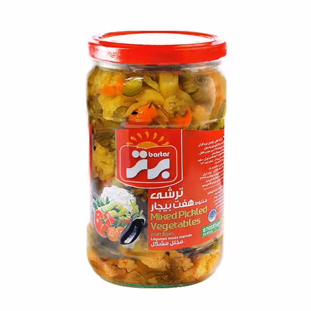 ترشی هفت بیجار برتر 670 گرمی