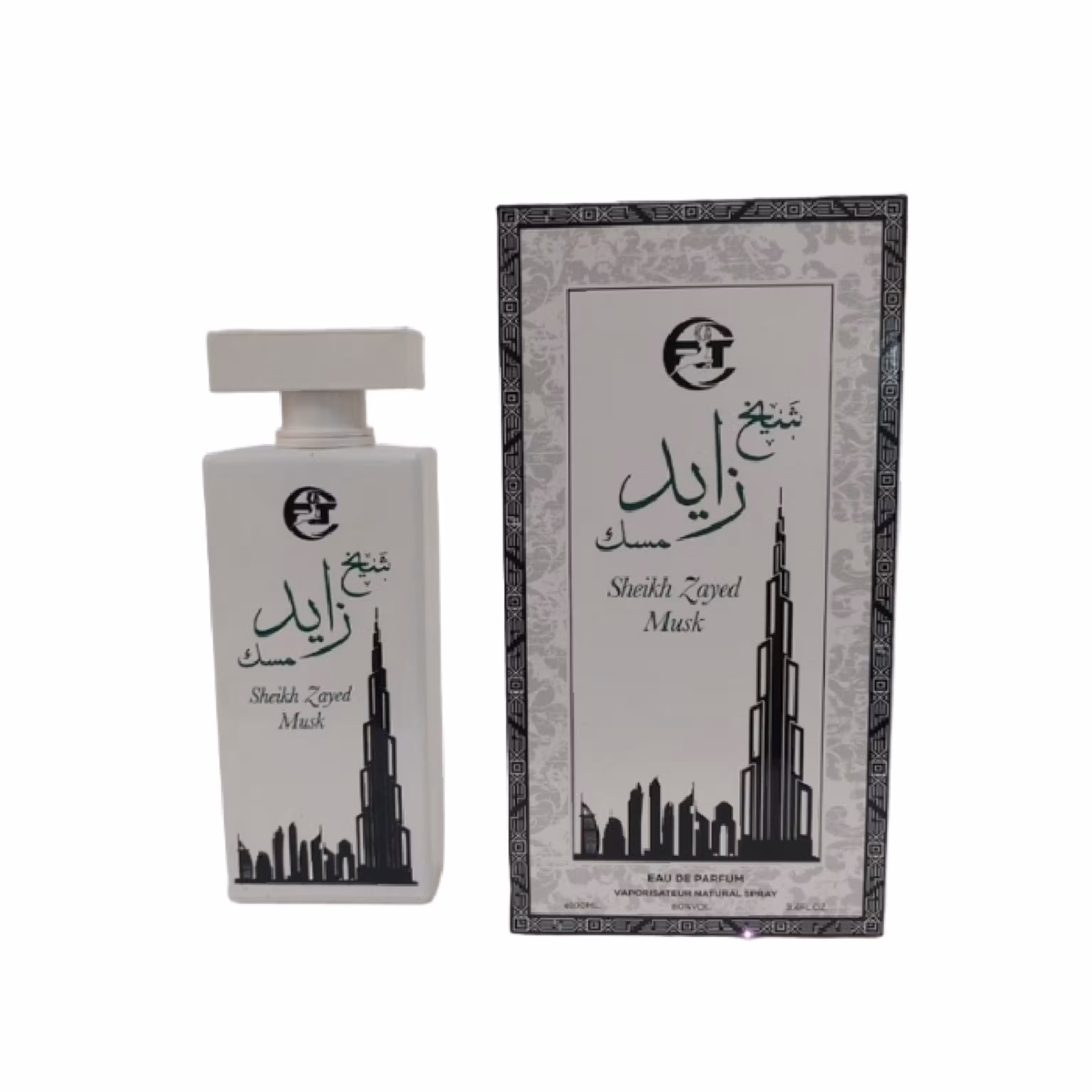 ادکلن مردانه ار تی مدل شیخ زاید مسک حجم 100میل