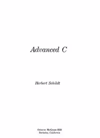 خرید و دانلود نسخه کامل کتاب Advanced C