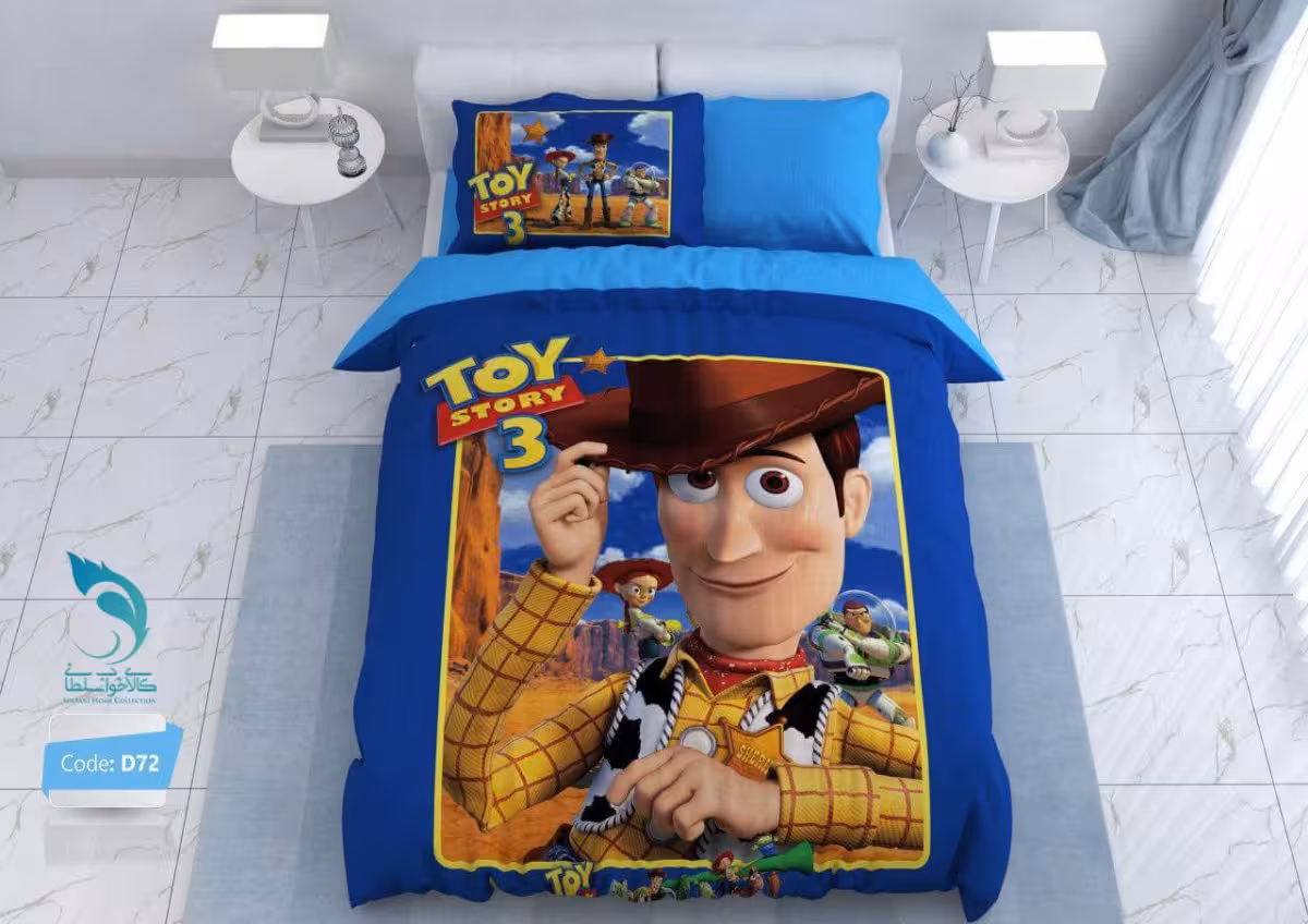 روتختی داستان اسباب بازی ها کد D72 یک نفره 4 تکه