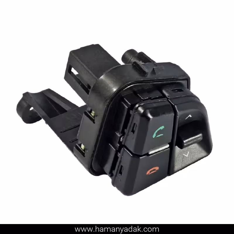 کلید مولتی مدیا (تلفن) راست پژو پارس برند هیرکان