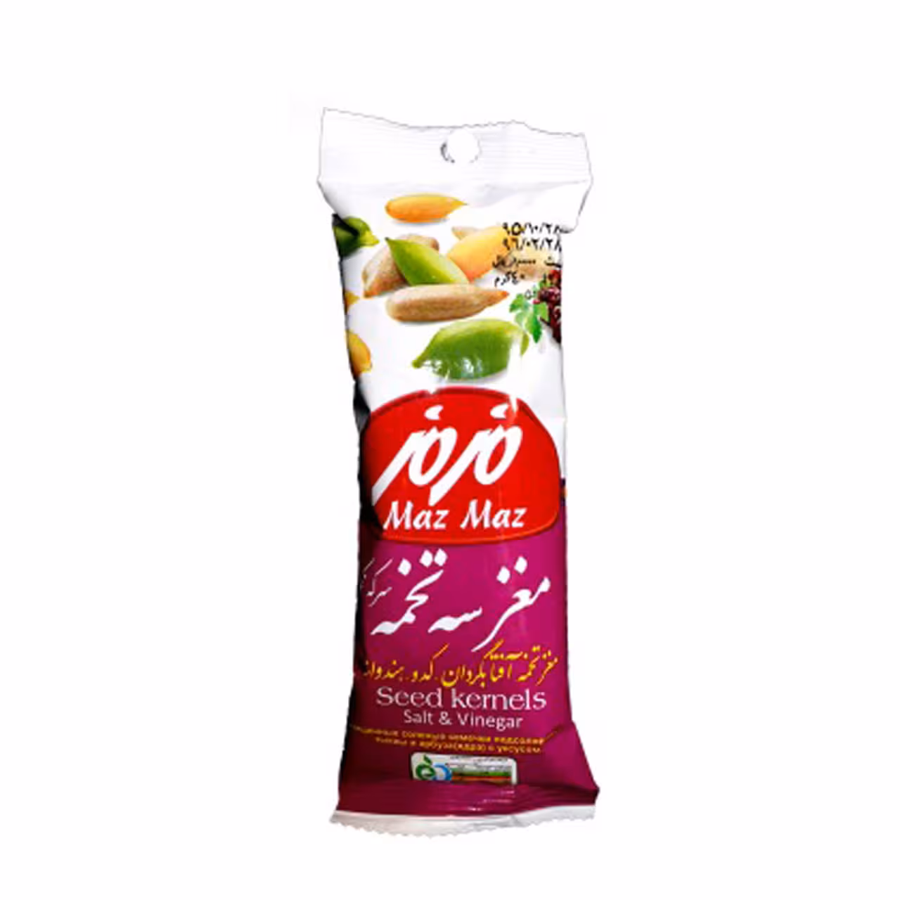 مغز سه تخمه سرکه ای مزمز 30 گرمی