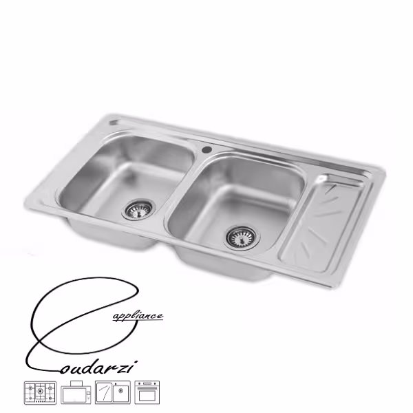 سینک توکار نگین الماس مدل SA11