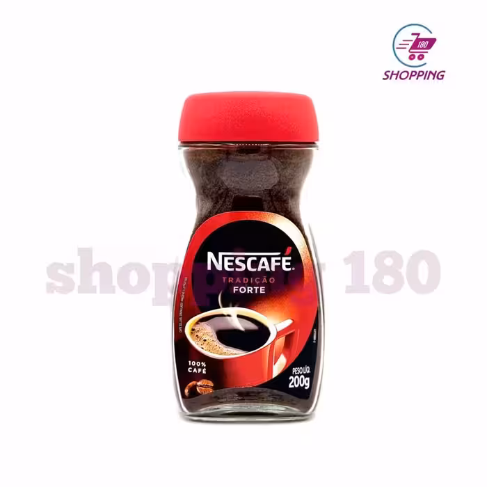 قهوه فوری نسکافه 200 گرم TRADICAO FORTE  ترادیکا فورته کارتنی 12 عددی قیمت عمده