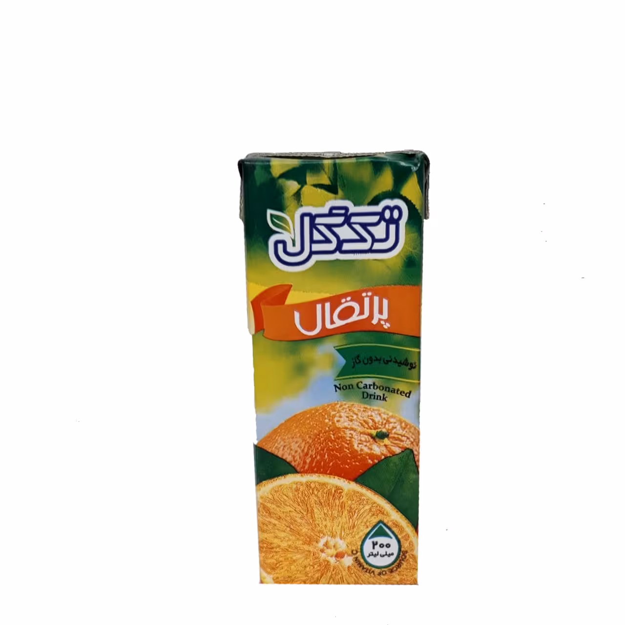 آبمیوه پرتقال تک گل 200 میلی لیتری