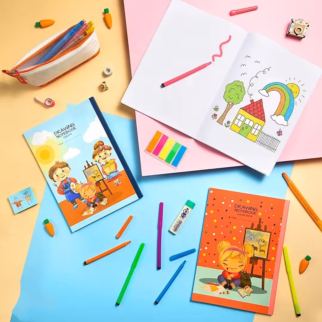 دفتر نقاشی پاپکو 60 برگ پرونوت