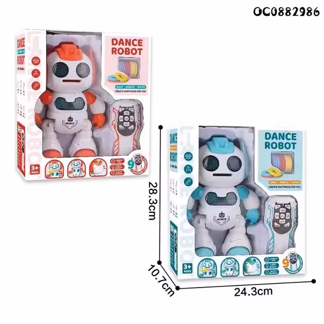 ربات کنترلی دیسک پرتاب کن موزیکال