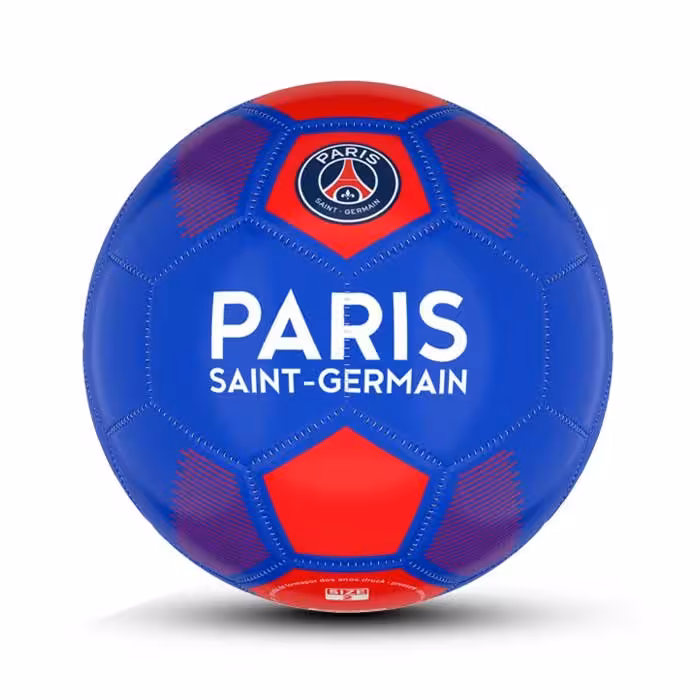 توپ فوتبال فانتزی دوخت ماشین سایز 2 طرح پاریسن ژرمن  (سایز کوچک)
