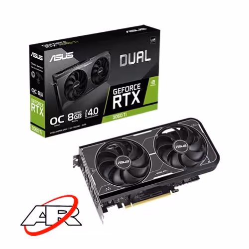 کارت گرافیک ایسوس مدل DUAL RTX 3060 Ti 8GB OC