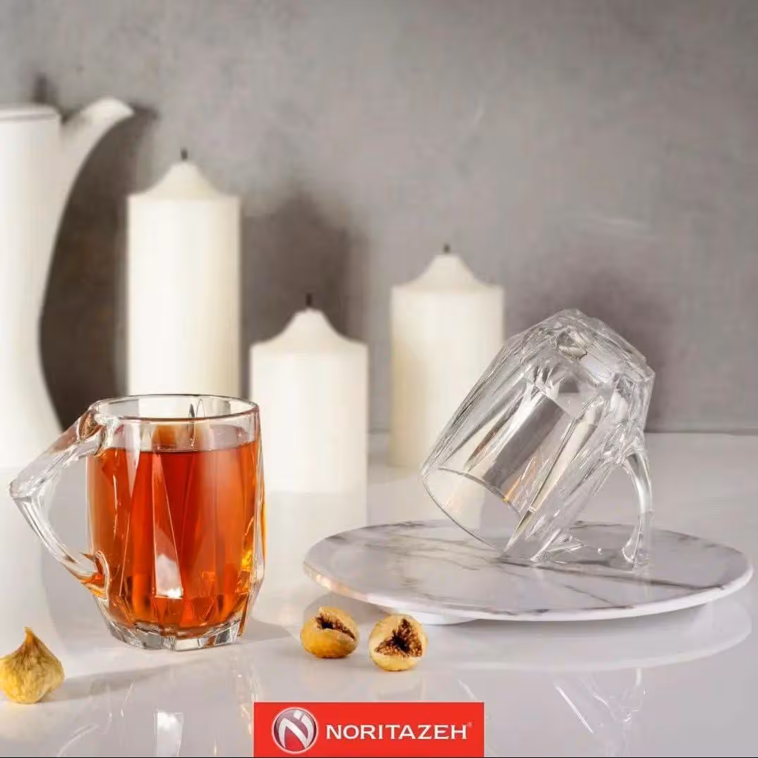 لیوان، نیم لیوان رایز، برند نوری تازه، ارتفاع 9 قطر 7 ، کد 30