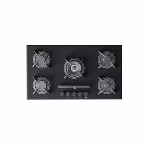 اجاق گاز شیشه ای 5 شعله کن مدل IG8503