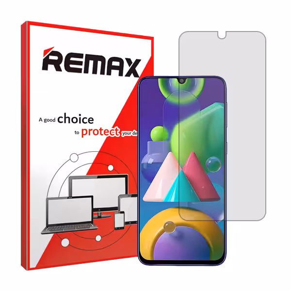 گلس سامسونگ Galaxy M21 مدل شفاف برند ریمکس کد S