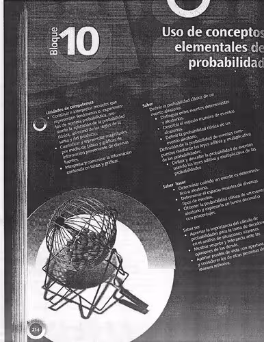 خرید و دانلود نسخه کامل کتاب Matemáticas II. Cap 10 Probabilidad