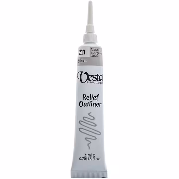 خمیر دورگیر وستا کد Silver 211 حجم 21 میلی لیتر