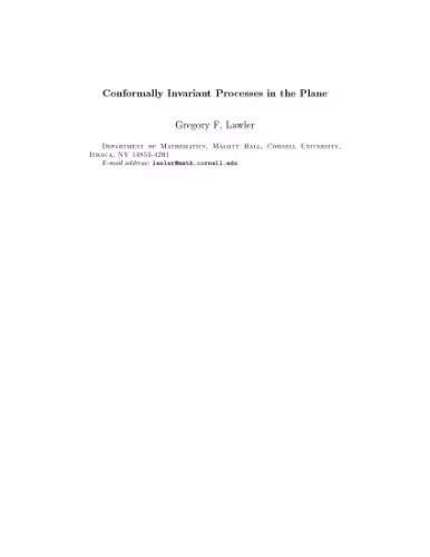 خرید و دانلود نسخه کامل کتاب Conformally Invariant Processes in the Plane