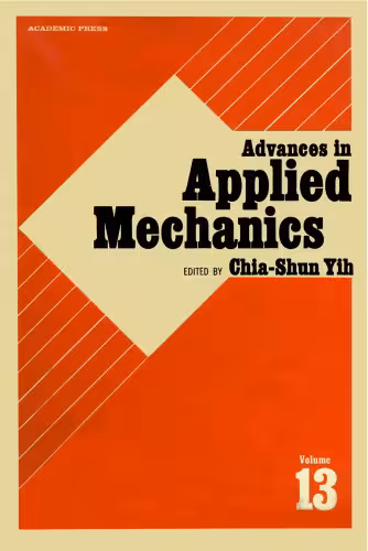 خرید و دانلود نسخه کامل کتاب Advances in Applied Mechanics, Vol. 13