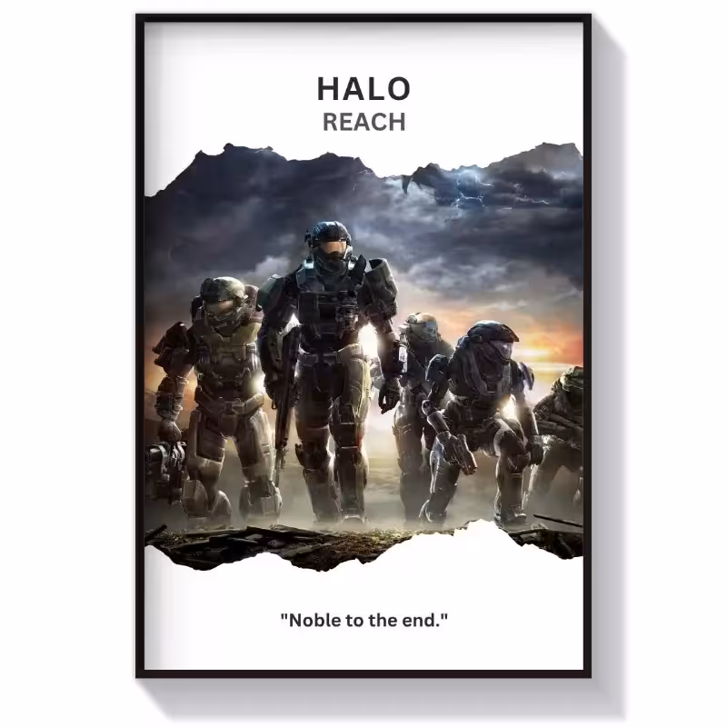 تابلو گیمینگ طرح بازی Halo Reach
