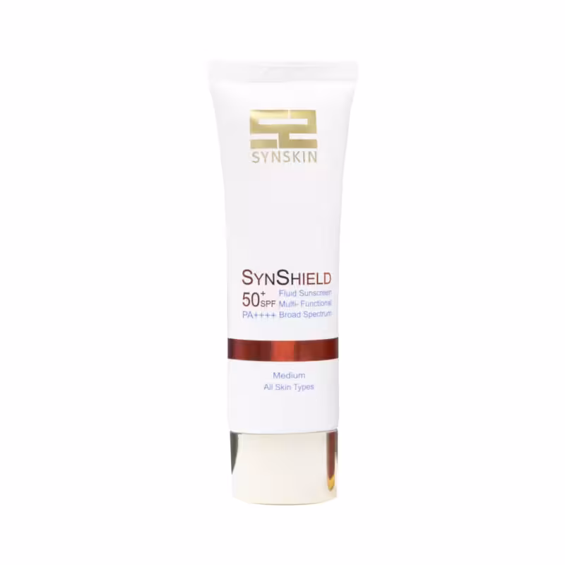 کرم ضد آفتاب  SPF50 فلوئید ساین شیلد مدیوم ساین اسکین