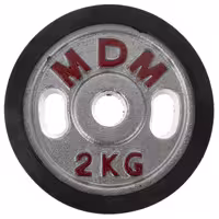وزنه دمبل ام دی ام وزن 2 کیلوگرم بسته 2 عددی