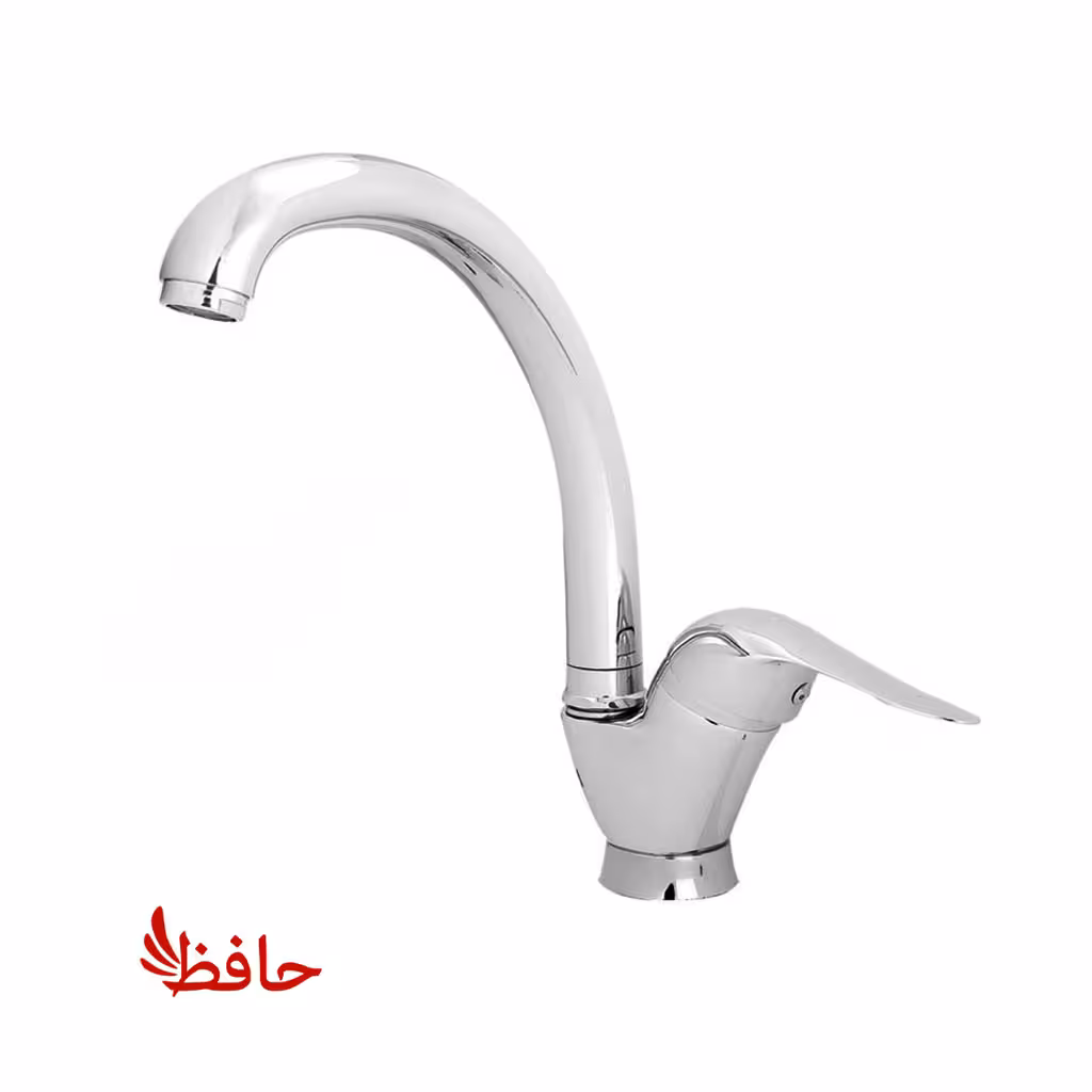 شیر سینک مخلوط ظرفشویی آشپزخانه اهرمی استاندارد علم متحرک برنجی سرد و گرم