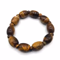 دستبند سنگ چشم ببر کد 310149