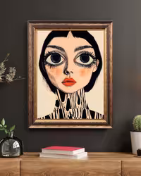 تابلو نقاشی دکوراتیو کد کالا 416