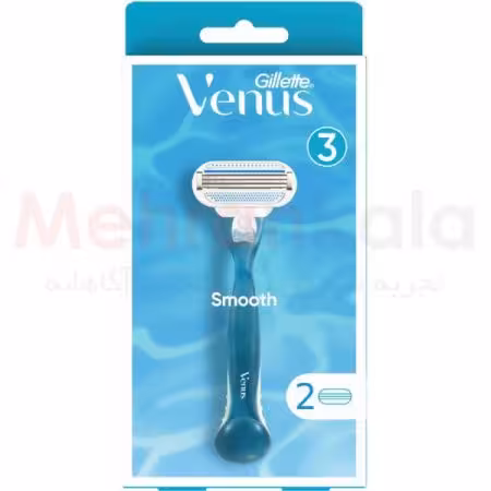 خودتراش ونوس ژیلت مدل Smooth به همراه تیغ یدک