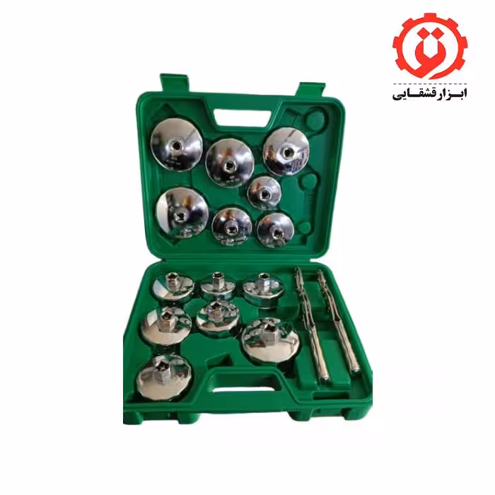 کیت فیلتر روغن فلزی 14 عددی جی تولز