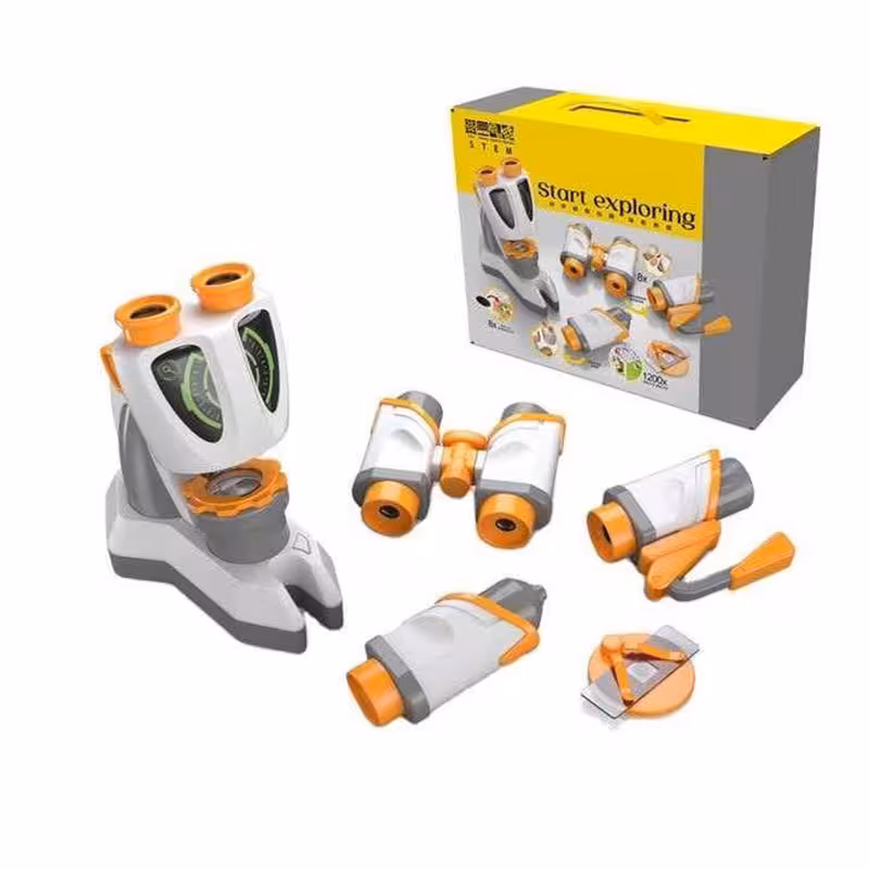 کیت میکروسکوپ و دوربین دوچشمی و تلسکوپ کد 225