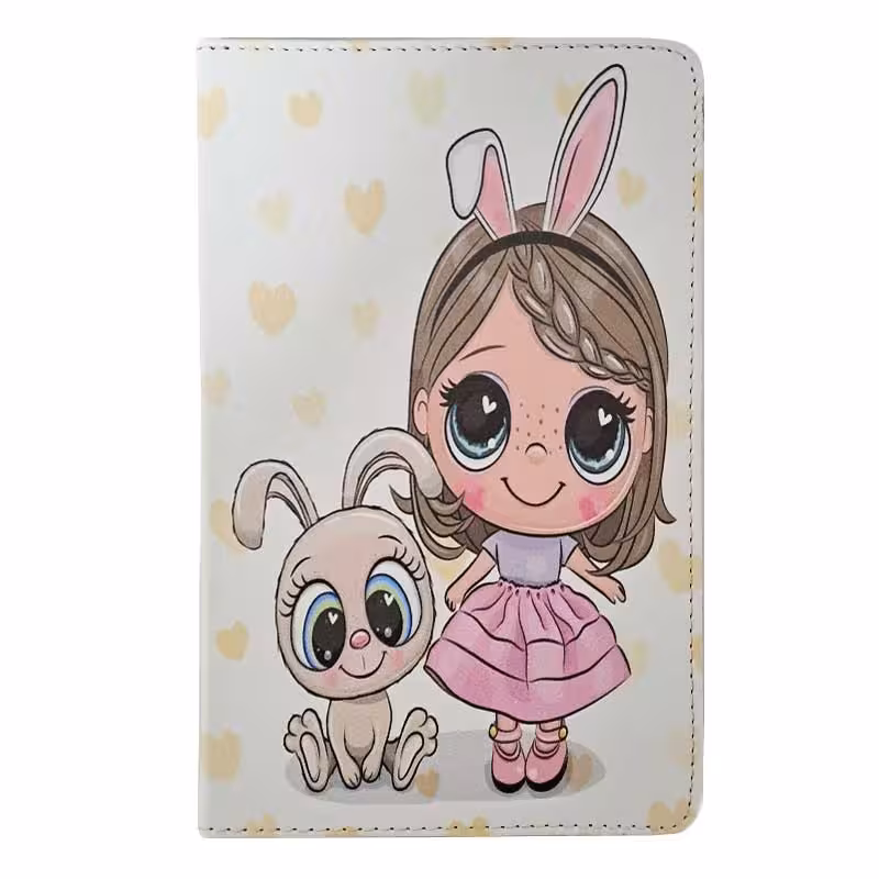 کیف طرحدار (با قاب اصلی) دختر کارتونی 1 | تبلت سامسونگ Tab A9 (X110-X115)