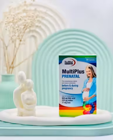 قیمت و خرید کپسول مولتی پلاس پریناتال یوروویتال 60 عددی -