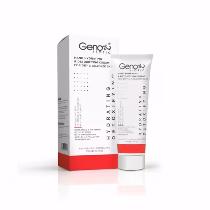 کرم رطوبت رسان دست پوست های خشک و آتوپیک ژنوبایوتیک 75ml