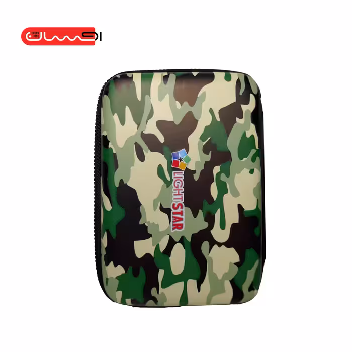 جامدادی کتابی بزرگ LIGHT STAR مدل ارتشی کد 1 – 801