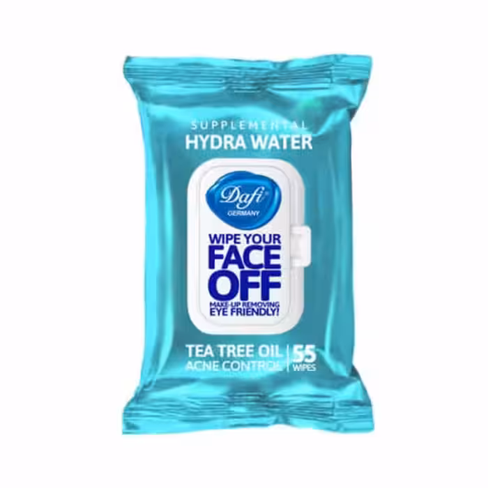 دستمال مرطوب پاک کننده آرایش مدل HYDRA WATER دافی