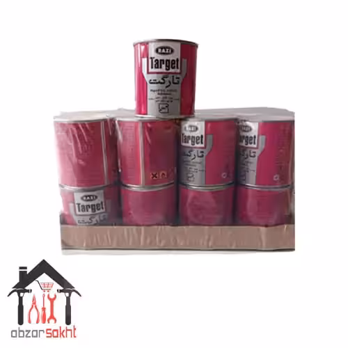 چسب پی وی سی تارگت رازی ربعی 250 گرم بسته 24 عددی