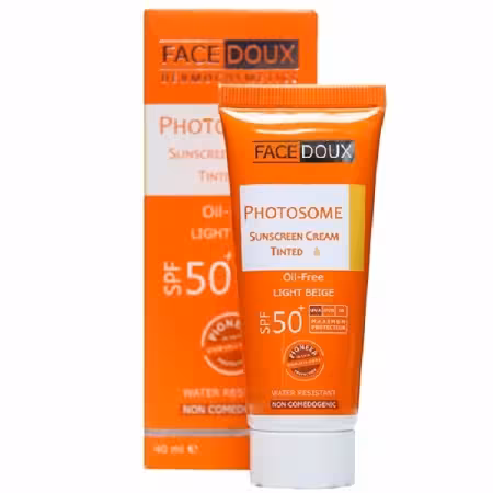 کرم ضد آفتاب فوتوزوم فیس دوکس ⁺SPF50 بژروشن 40 میلی لیتری
