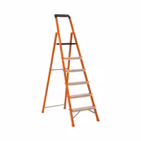 نردبان خانگی آلوم راد 5 پله مدل ارکیده - قفسه‌بندی وکیلی