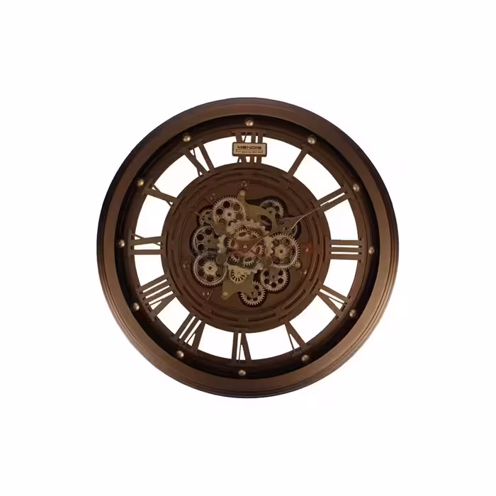 ساعت دیواری 691 قهوه‌ای (MEN)