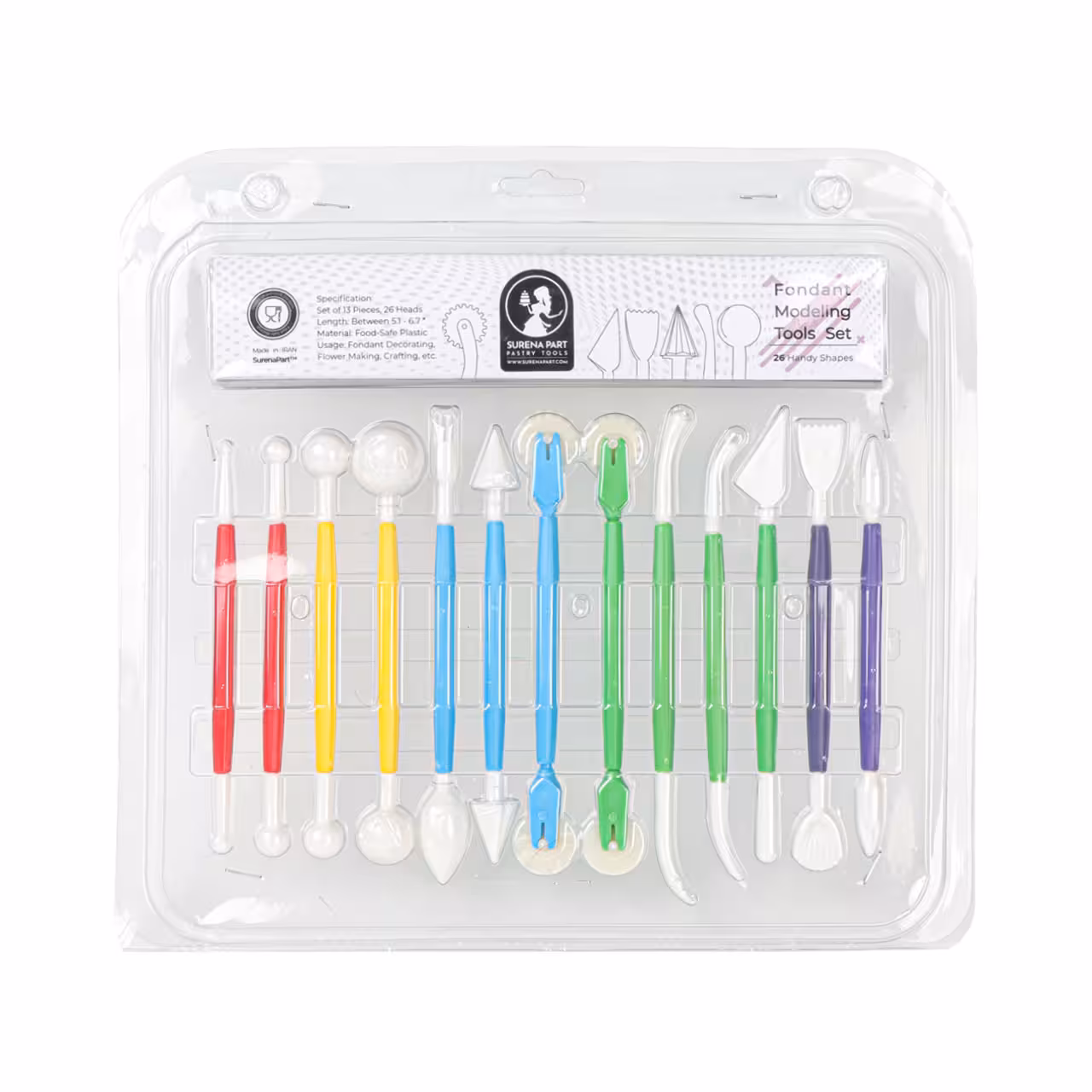 ابزار فوندانت مجموعه 13 عددی