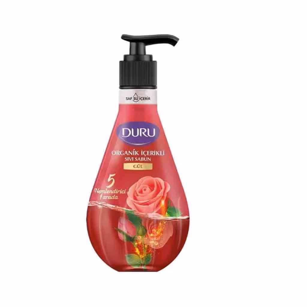 صابون مایع دورو Duru Gül حاوی عصاره گل رز 500 میل