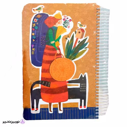 دفتر وزیری سیمی 100 برگ مجلد مستر نوت