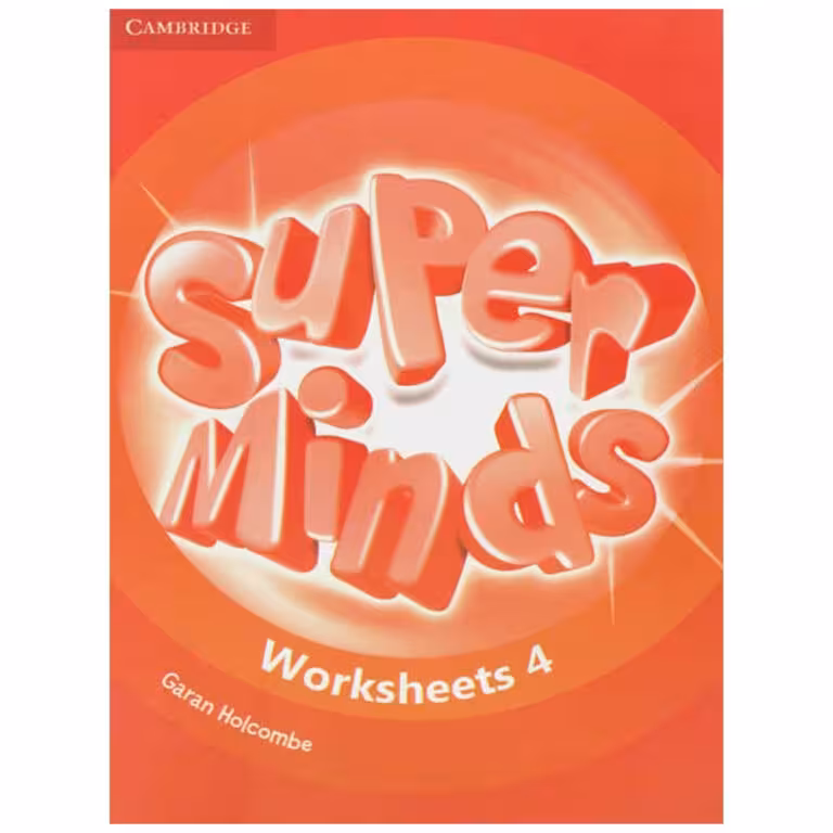 کتاب Super Minds Worksheet 4ورک شیت سوپرمایند