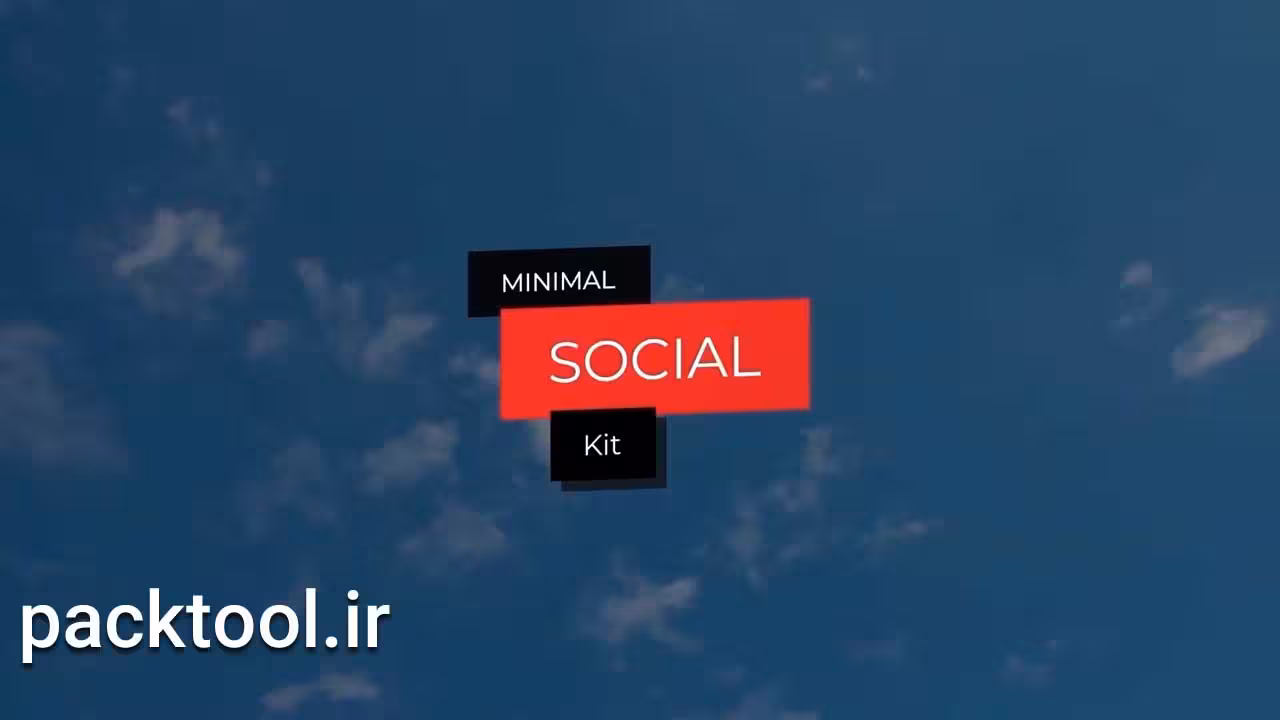 دانلود پروژه آماده کیت یوتیوب افتر افکت Minimal Youtube kit - پک تول
