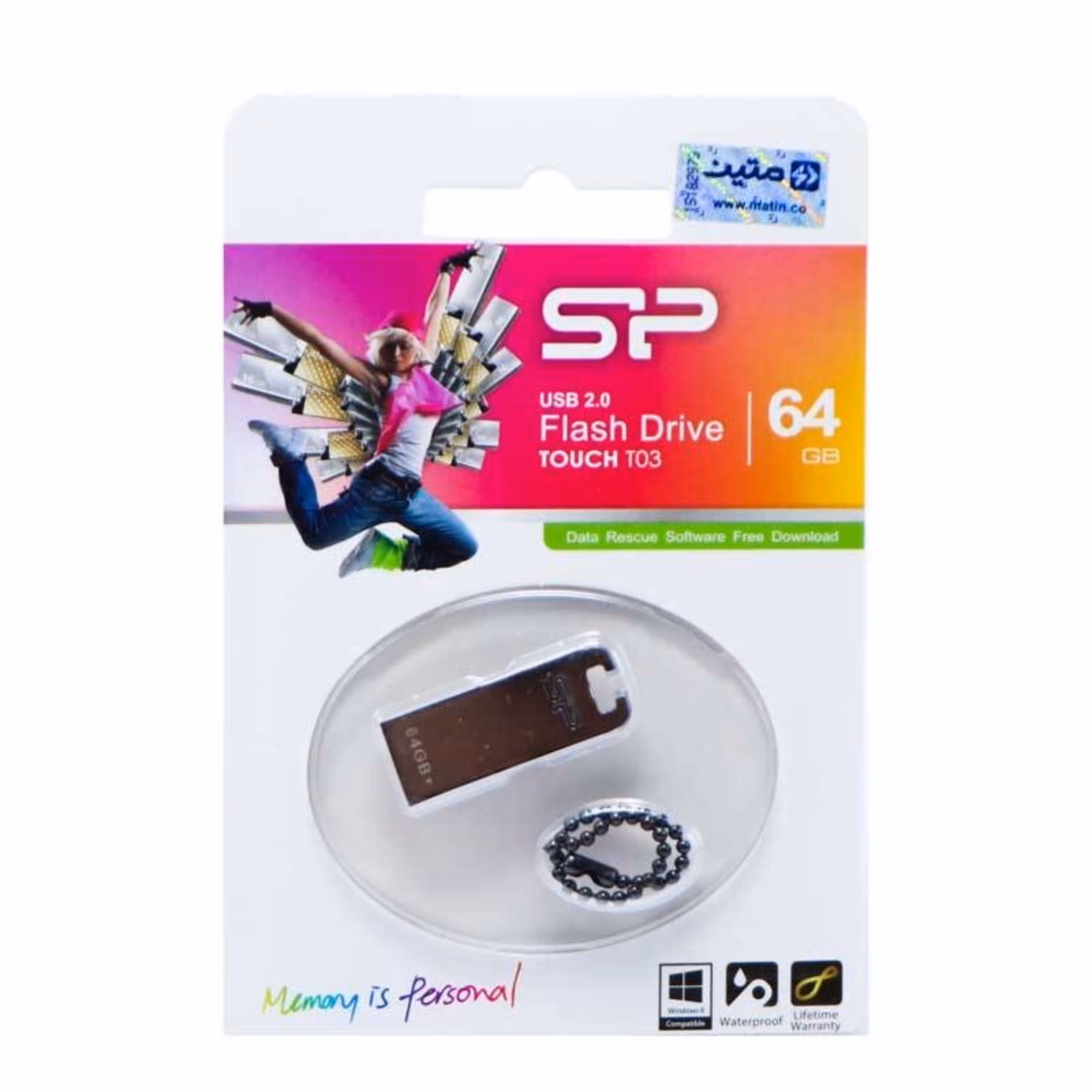 فلش 64 گیگ سیلیکون پاور Silicon Power Touch T03 