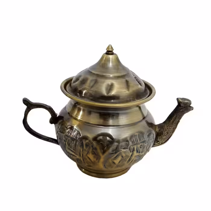 قوری برنجی مخصوص سماور - طرح 2