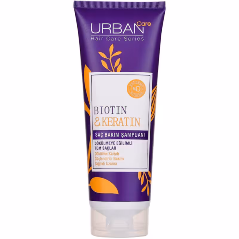 شامپو ضد ریزش اوربن کر Urban Care حاوی بیوتین و کراتین حجم 250 میل